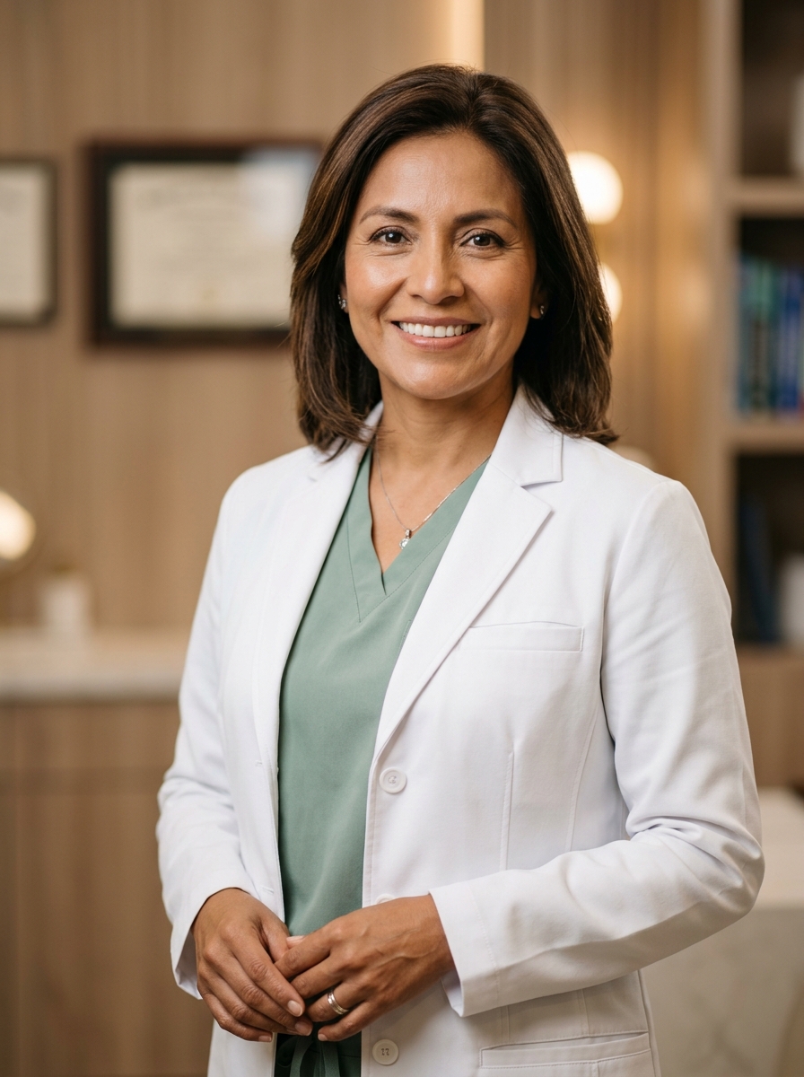 Retrato de la Dra. Luz Mariella Farías Muñiz